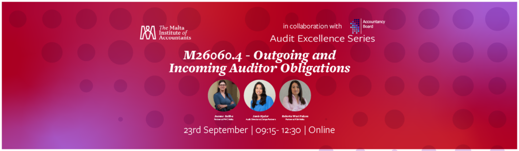 M26060.4 – Outgoing and Incoming Auditor Obligations (Online)