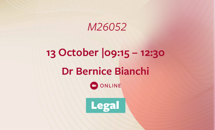 M26052 – Basic Principles of Competition Law (Online)