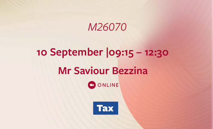 M26070 – Managing VAT Risks (avoiding Penalties, Interest and Assessments) (Online)