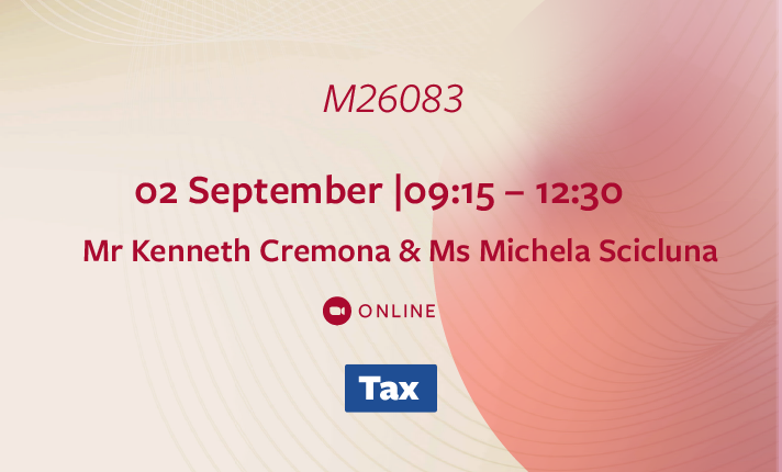 M26083 – VAT in Financial Services (Online)