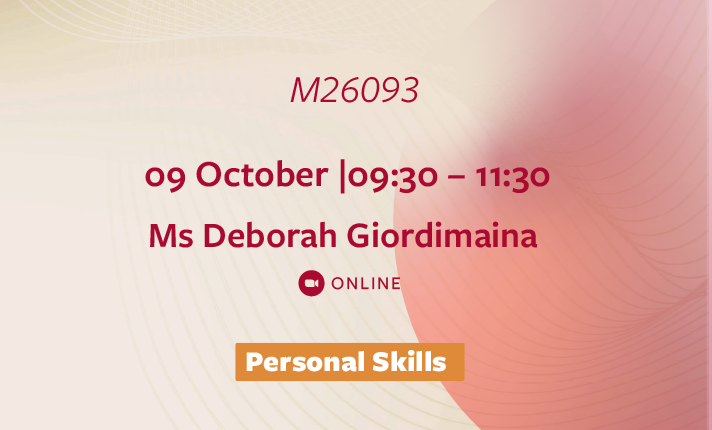 M26093 – Workplace Wellbeing for Finance Professionals: A Practical Mental Health Workshop (Online)